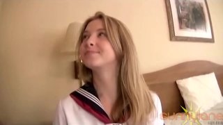 Straight From Hentail! Cute Student Sunny Lane Fucks Hard Asian Cock! 