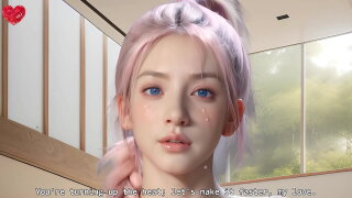 Asian Wet Waifu Cum All Over Her Jiggling Tits POV - Uncensored Hyper-Realistic Hentai Joi, With Auto Sounds, AI [SUB'S VIDEO (Free)] 